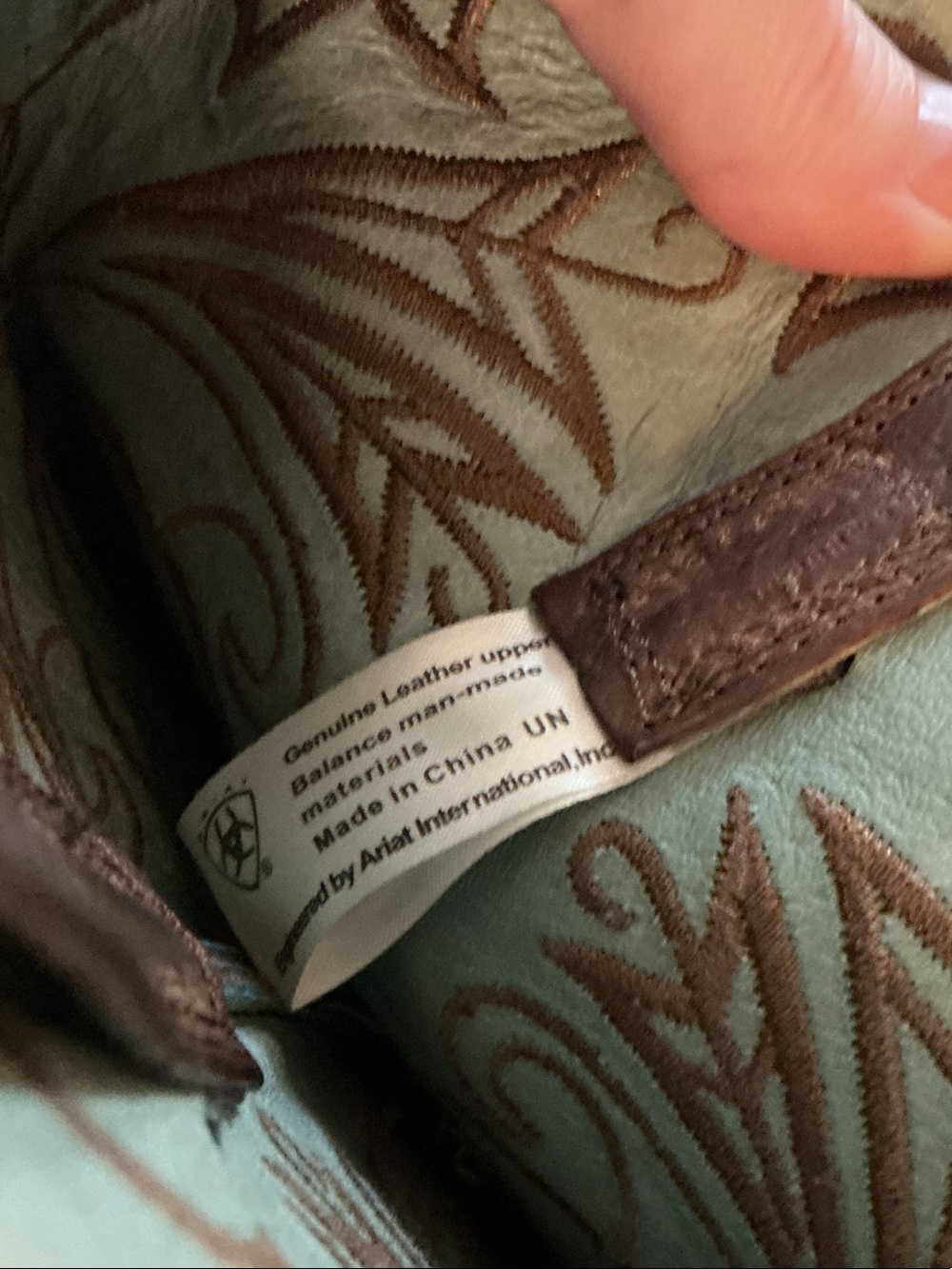 Ariat Women's Brown Leather Western Cowboy Boots - Picture 8 of 9